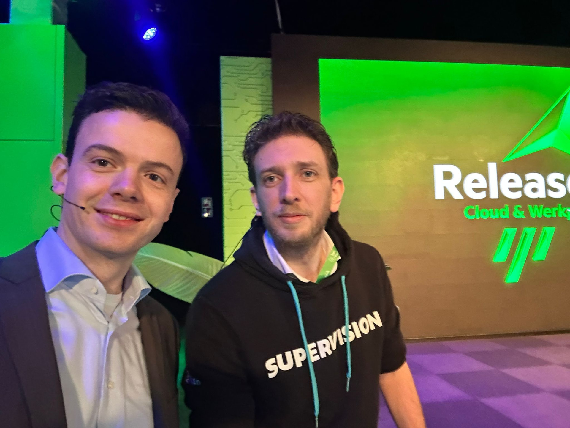 Tristan van Onselen met SuperVision op Release Cloud & Werkplek