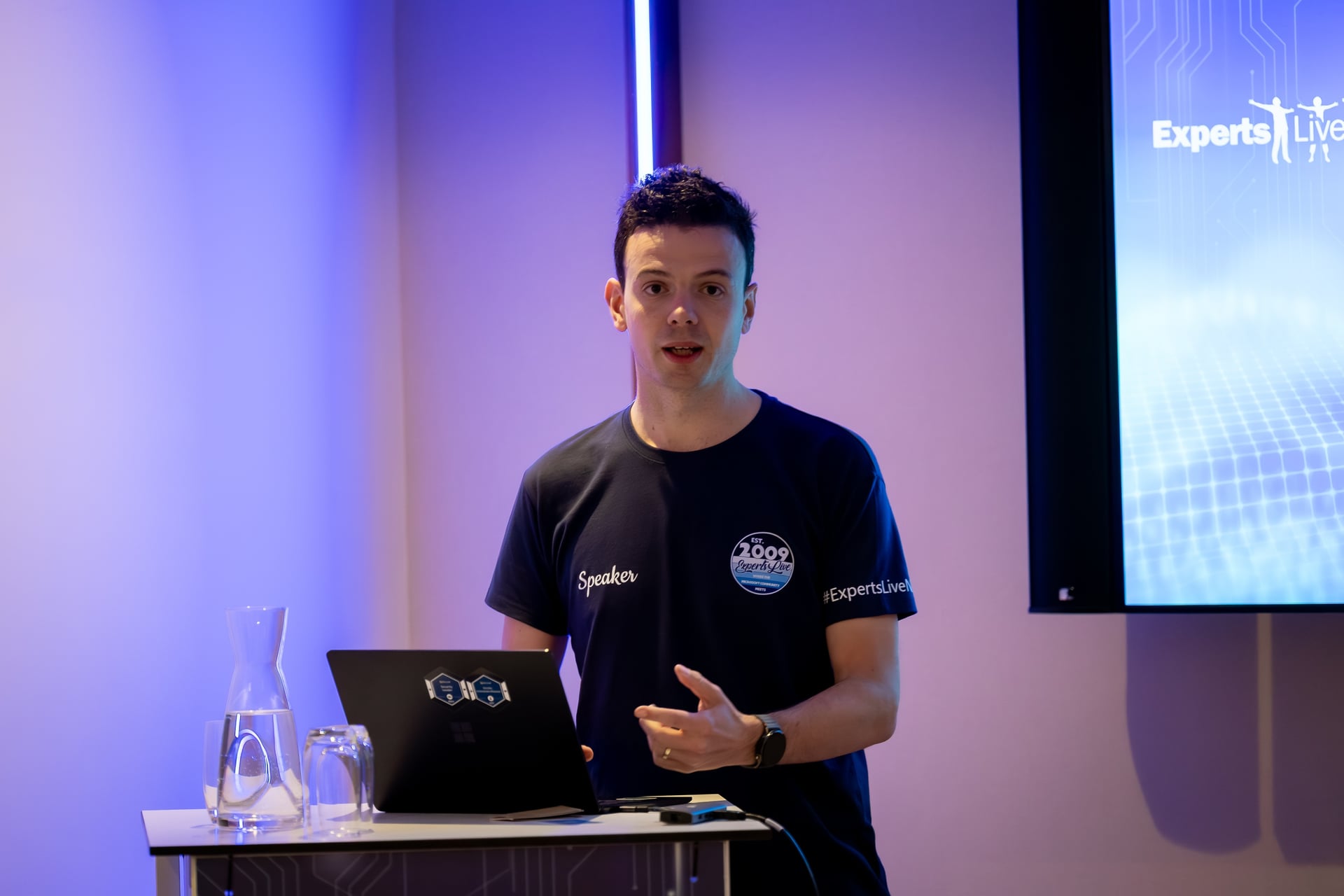 Tristan van Onselen spreekt op Experts Live Netherlands